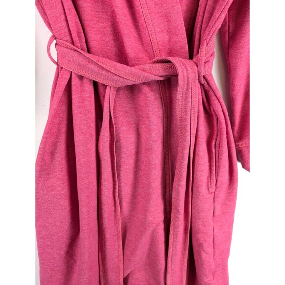 Charter Club Womens Robe With Tie Long Sleeve Pockets Size L Pink - Picture 4 of 15